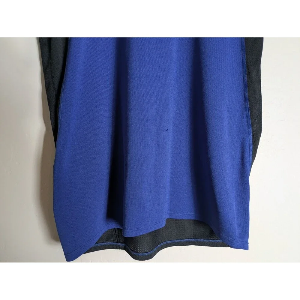 North Face Men's Vapor Wick Flight Series Black / Blue Jersey - Size Small